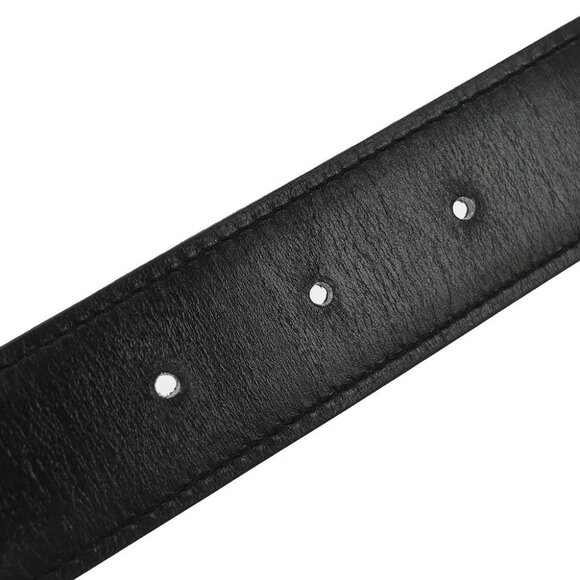 Hermes Black Box Calf Constance Reversible Belt #85 Small Good □P CO 166354 - Picture 3 of 7